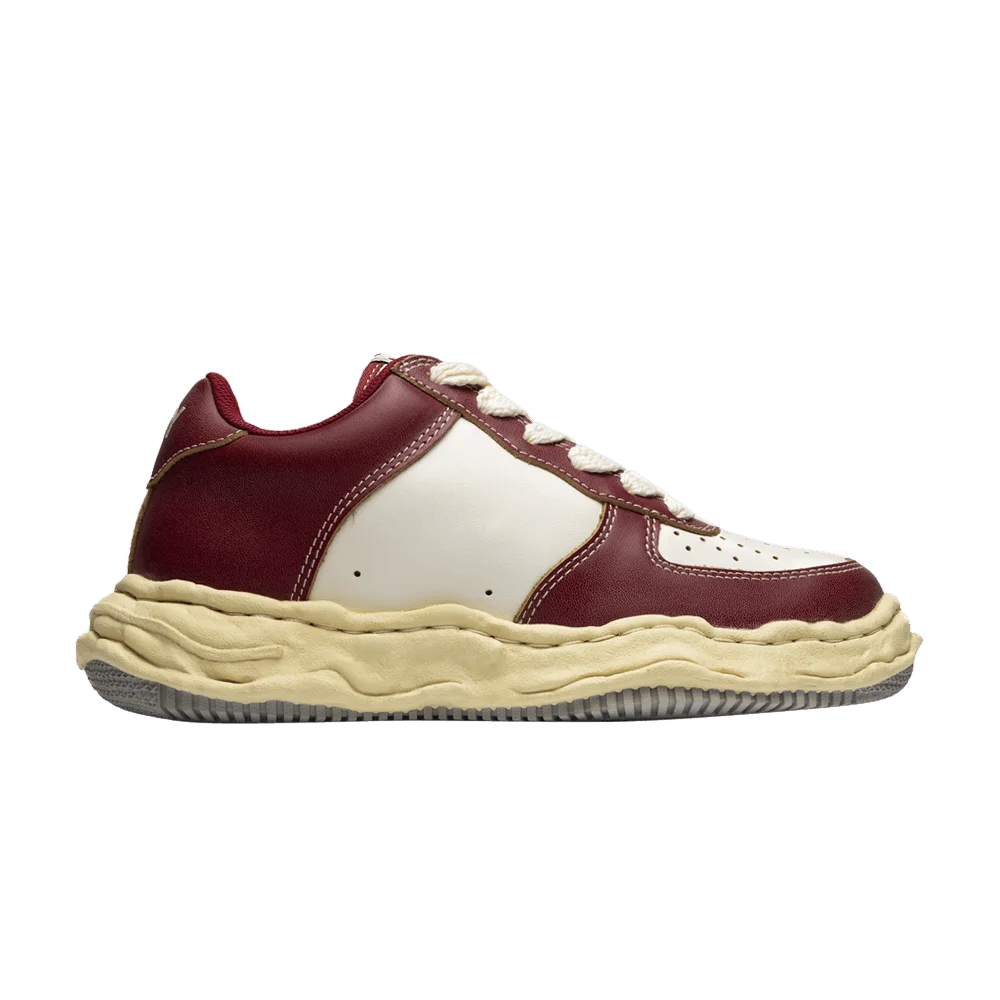 Krossovki-Maison-Mihara-Yasuhiro-Wayne-OG-Sole-Vintage-Leather-Low-Red-White