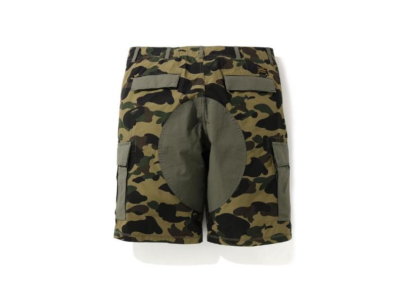 Спортивные шорты BAPE 1st Camo Wide 6Pocket Shorts Green