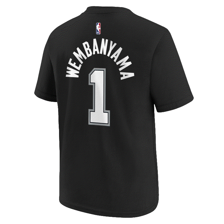 Баскетбольная футболка Nike Victor Wembanyama San Antonio Spurs 2024 Icon NBA Youth T-Shirt