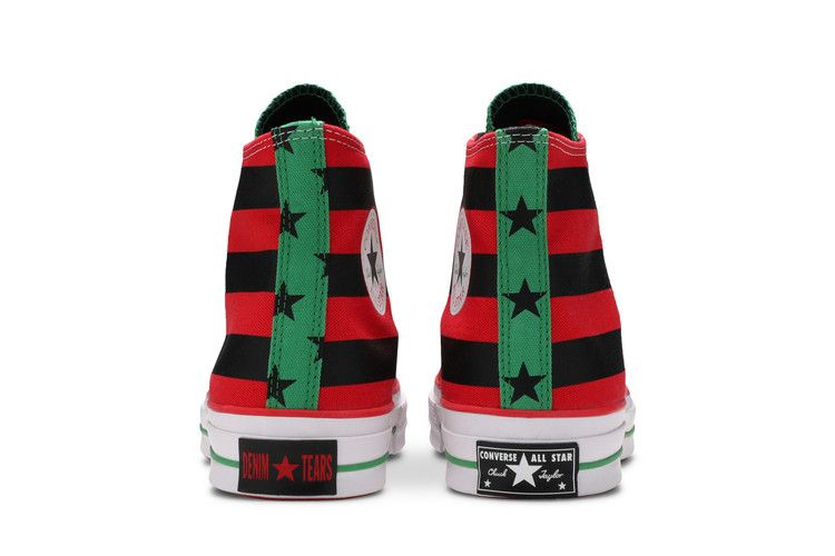 Кроссовки Denim Tears x Converse Chuck 70 High 'Pan-African Flag'
