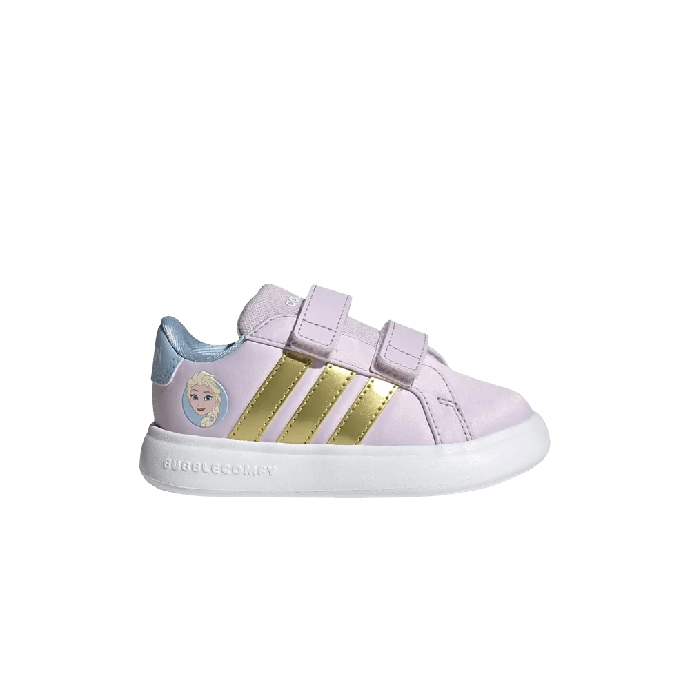 Krossovki-Frozen-x-adidas-Grand-Court-3.0-Toddler-Ice-Lavender-Gold-Metallic