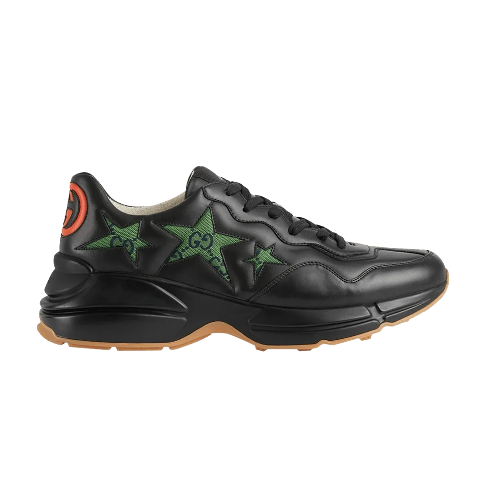 Krossovki-Gucci-Rhyton-GG-Stars-Black