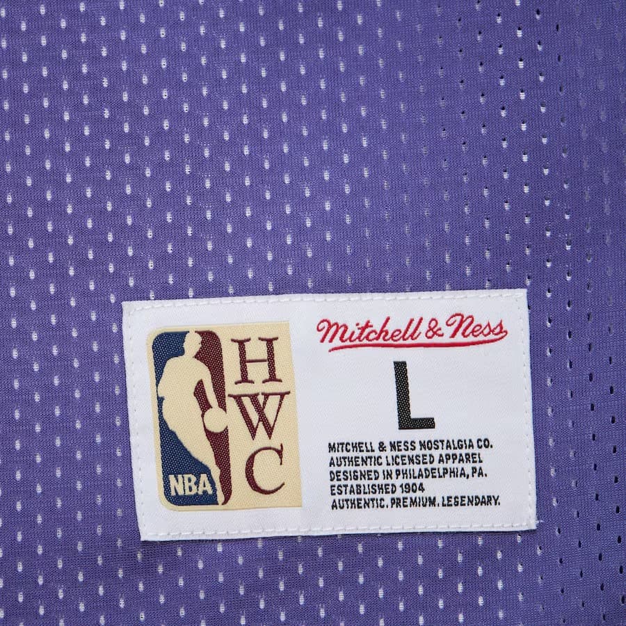 Майка Mitchell & Ness Purple Phoenix Suns Vintage Logo Mesh Practice Tank Top