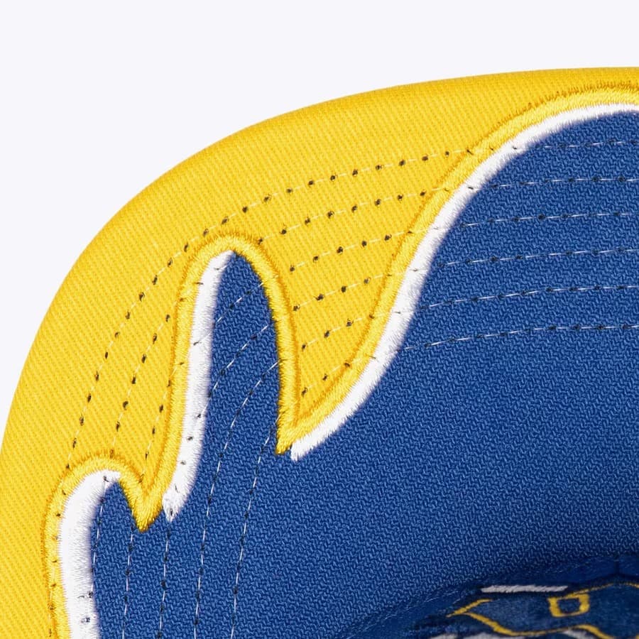 Бейсболка Mitchell & Ness Royal Seattle Mariners Cooperstown Collection Rising Tide OG Snapback Hat