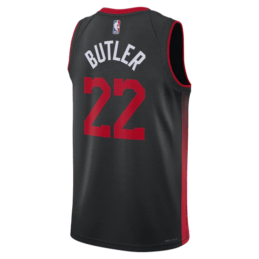 Баскетбольная джерси 2023-24 Miami Heat Jimmy Butler #22 Swingman City Edition Black Jersey