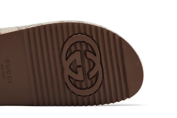 Кроссовки Gucci Wmns Horsebit Slipper 'GG Supreme - Beige'