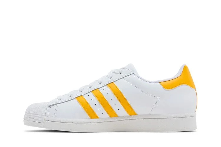 Кроссовки adidas Superstar 'White Crew Yellow'