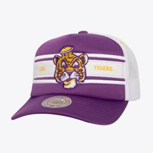 Mitchell-Ness-Purple-LSU-Tigers-Sideline-Trucker-Vintage-Snapback-Hat-300x300