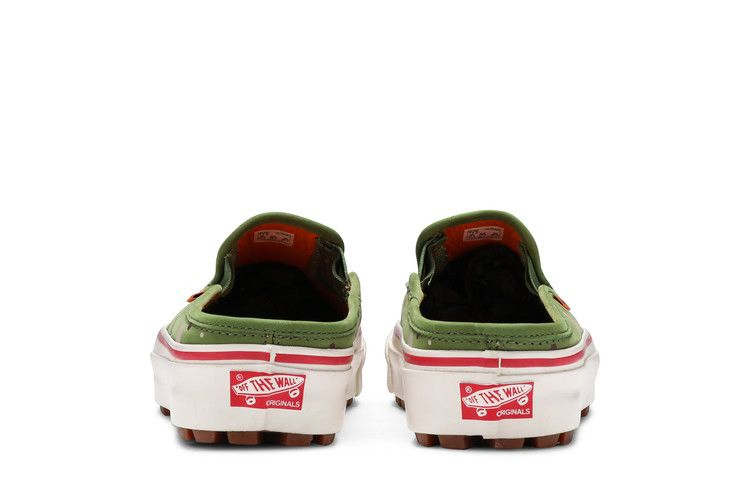 Кроссовки Vans LQQK Studios x OG Mule LX 'Circle V - Splatter Green'