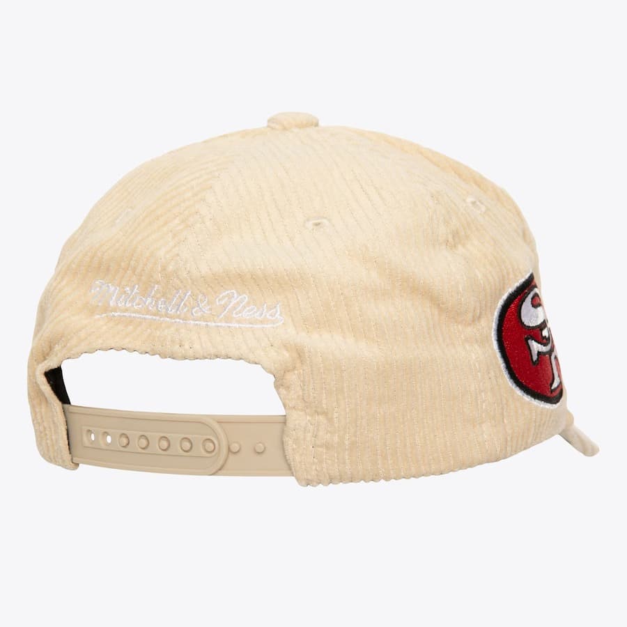 Бейсболка Mitchell & Ness White San Francisco 49ers Cordy Deadstock Snapback Hat