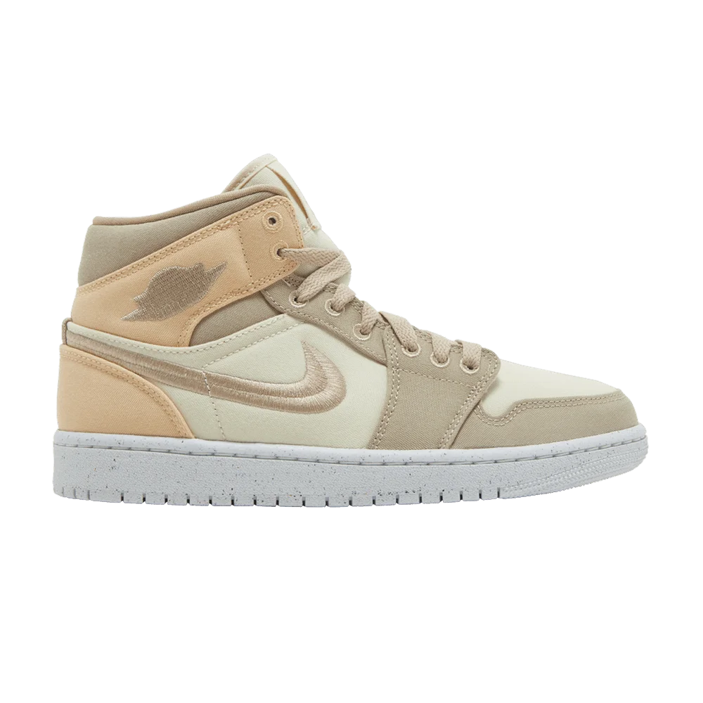 Wmns Air Jordan 1 Mid SE 'Muslin Canvas'