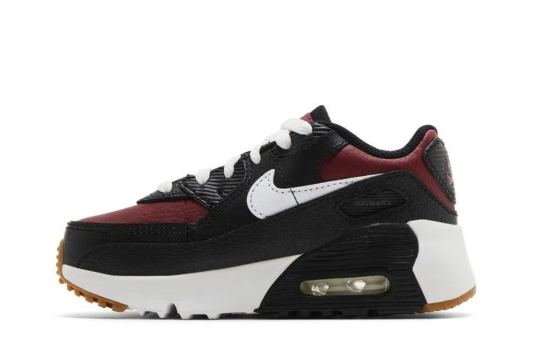 Кроссовки Nike Air Max 90 Leather TD 'Black Team Red'