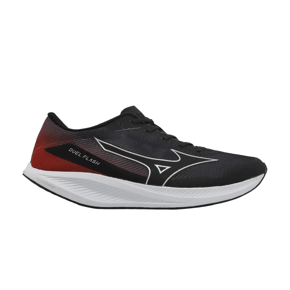 Кроссовки Mizuno Duel Flash 'Black Silver Red'