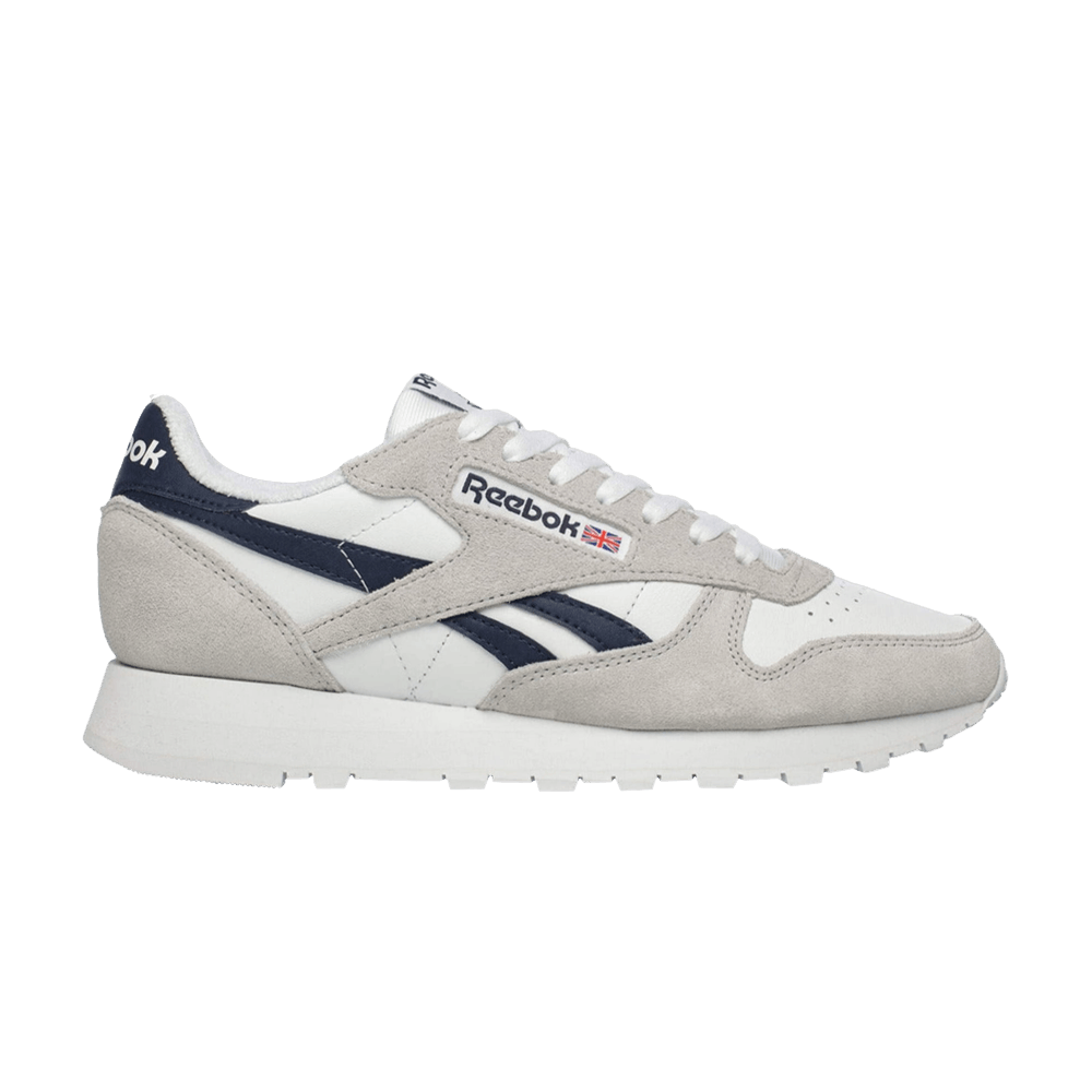 Кроссовки Reebok Classic Leather 'White Vector Navy'