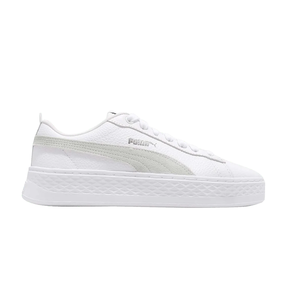 Krossovki-Puma-Wmns-Smash-Platform-Low-White