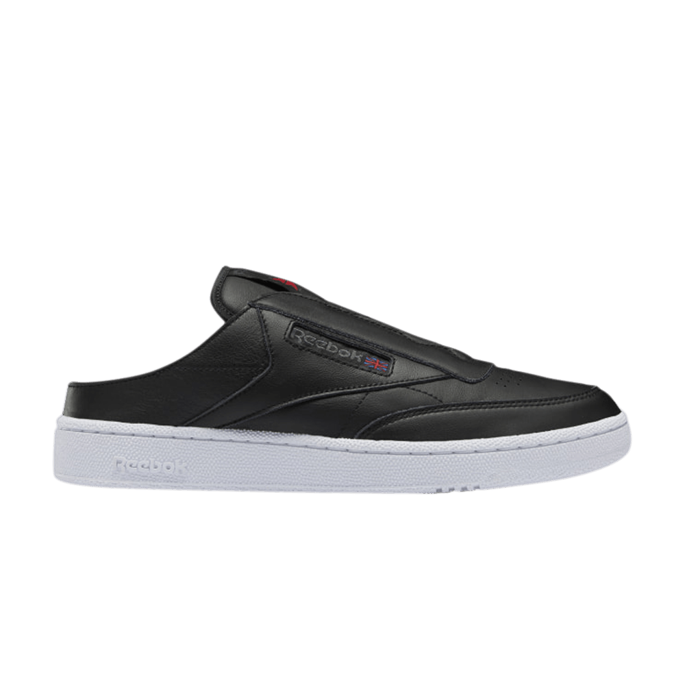 Кроссовки Reebok Club C Laceless Mule 'Black Grey'