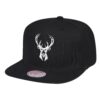 Mitchell-Ness-XL-BWG-Snapback-Milwaukee-Bucks-Hat-100x100