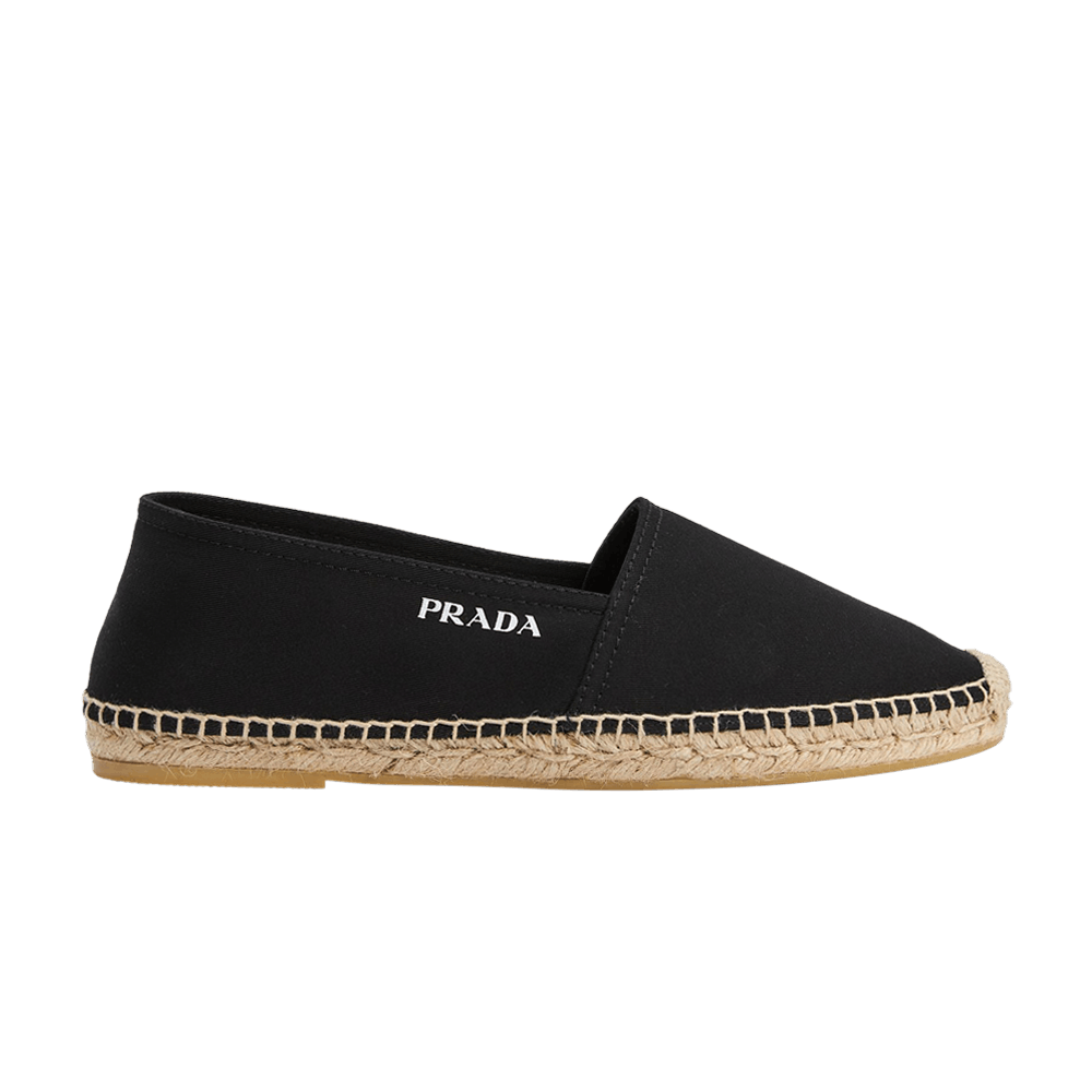 Кроссовки Prada Logo Espadrilles 'Black'