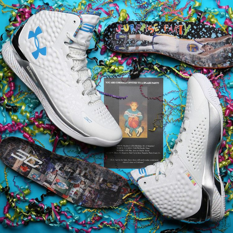 Кроссовки Under Armour Curry 1 'Splash Party'