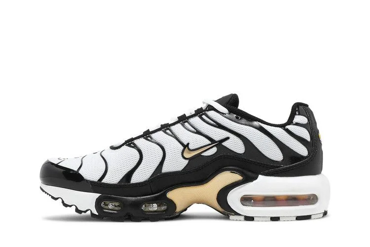 Кроссовки Nike Air Max Plus GS 'White Metallic Gold'