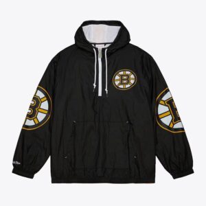 Mitchell-Ness-Black-Boston-Bruins-Team-2.0-Anorak-Quarter-Zip-Windbreaker-Jacket-300x300