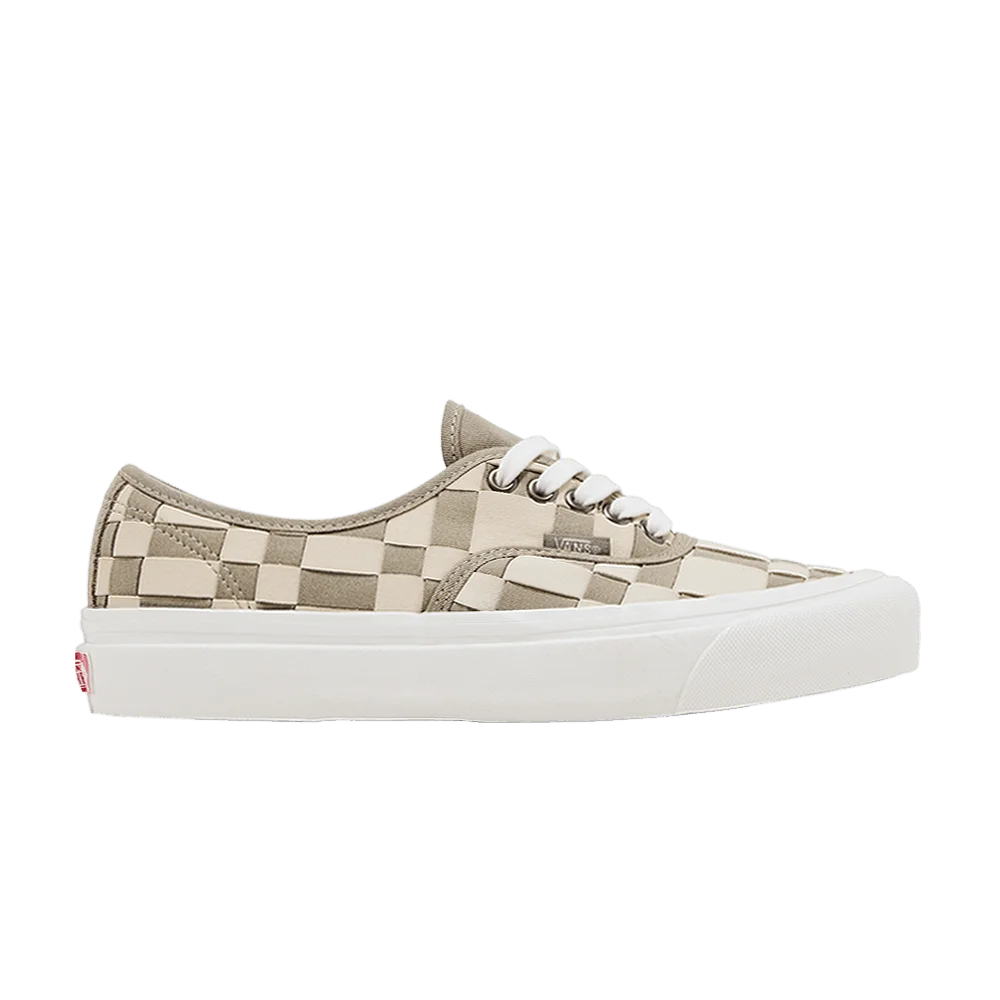 Vans-Authentic-44-DX-Woven-Check-Brown-Khaki