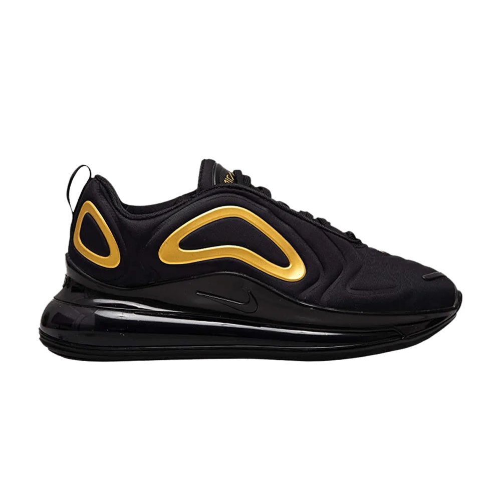 Krossovki-Nike-Air-Max-720-GS-Black-Metallic-Gold