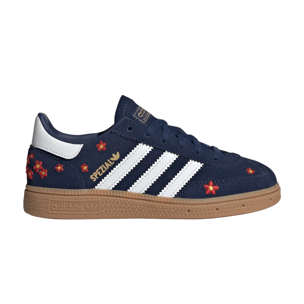 Кроссовки adidas Originals Handball Spezial Little Kid 'Dark Blue Cloud White'