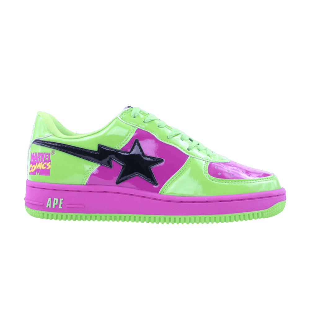 Кроссовки Marvel Comics x Bapesta FS-001 Low 'Hulk'