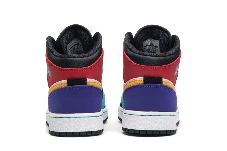Кроссовки Air Jordan 1 Mid GS 'Multi-Color'