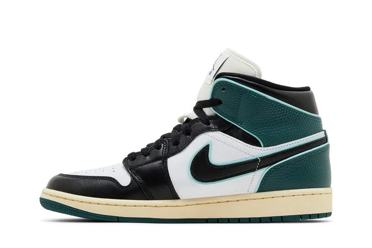 Кроссовки Wmns Air Jordan 1 Mid 'Oxidized Green'