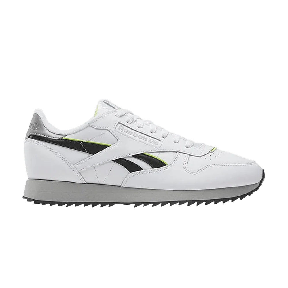 Krossovki-Reebok-Classic-Leather-Ripple-White-Black-Lime