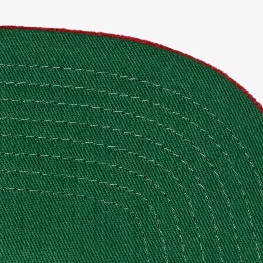 Бейсболка Mitchell & Ness Navy Red California Angels Cooperstown Collection Sueduroy Snapback Hat