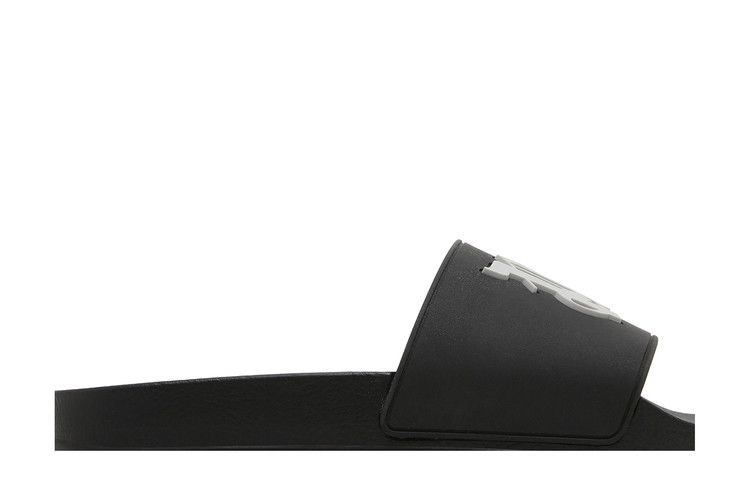 Кроссовки Palm Angels Pool Slider 'PA Monogram - Black Light Grey'