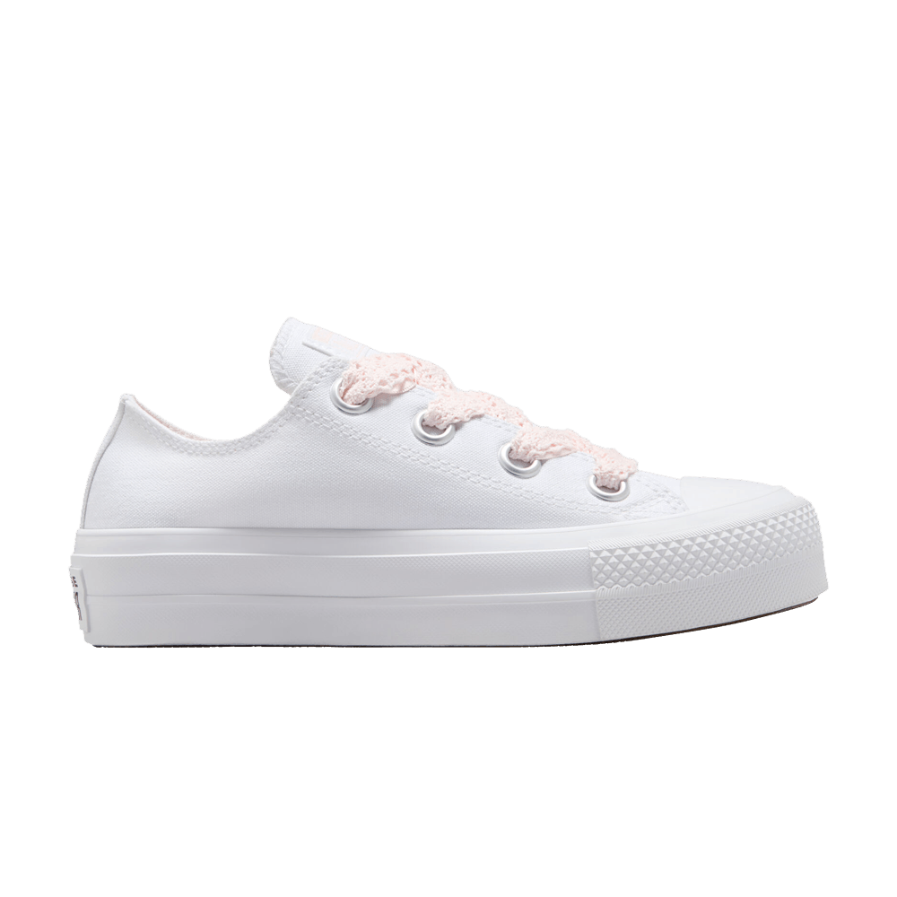 Converse Wmns Chuck Taylor All Star Lift Platform Low 'Crochet Laces - White Blush Hush'