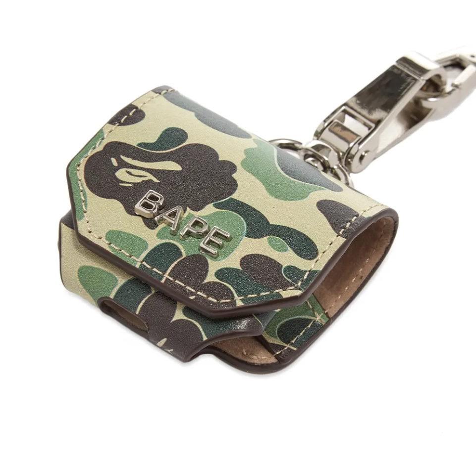 Чехол на ремешке для наушников BAPE ABC Camo Airpods Pro Neck Strap Green