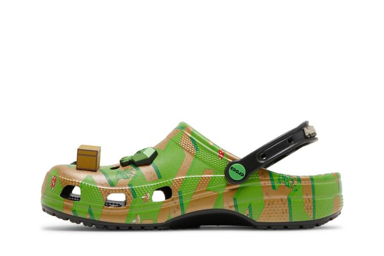 Кроссовки Crocs Minecraft x Classic Clog 'Grass Block'