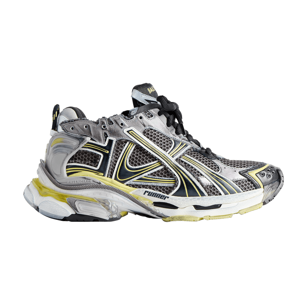 Кроссовки Balenciaga Runner Sneaker 'Worn-Out - Grey Yellow White'