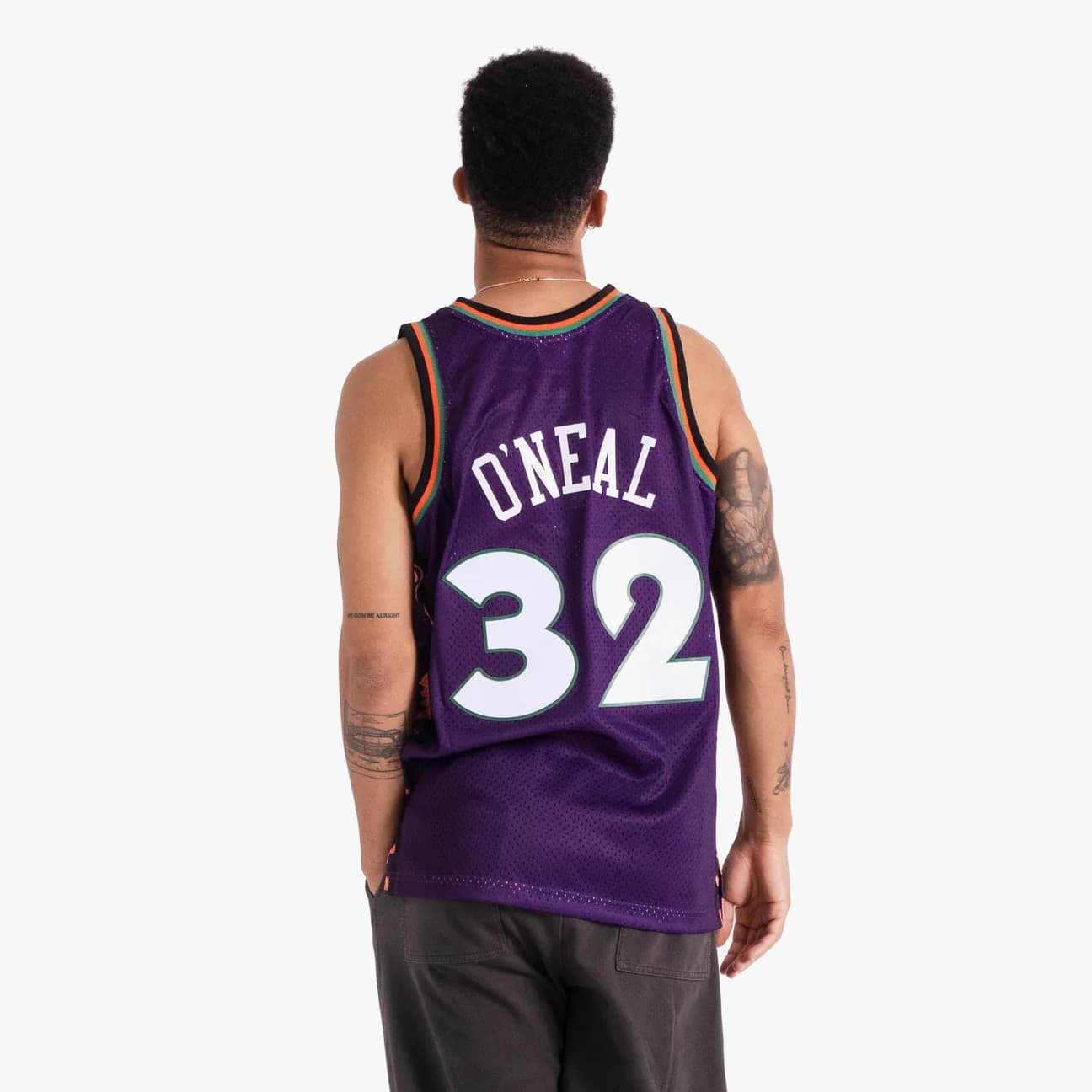 Баскетбольная джерси 1995 All Star Game Shaquille O’Neal #32 Swingman Hardwood Classics Purple Jersey