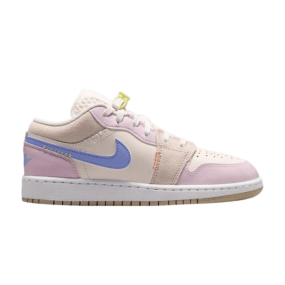 Krossovki-Air-Jordan-1-Low-GS-Sail-White