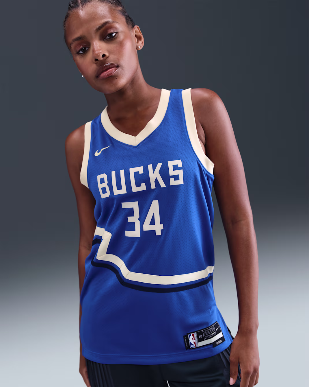 Баскетбольное джерси Nike NBA Giannis Antetokounmpo MIL 24-25 City Edition Swingman