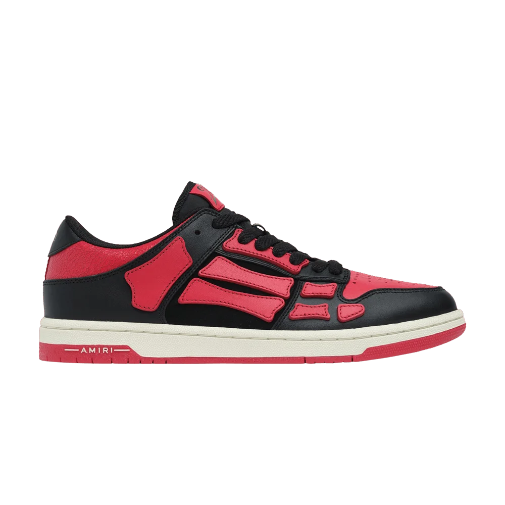 Кроссовки Amiri Skel Top Low 'Black Varsity Red'