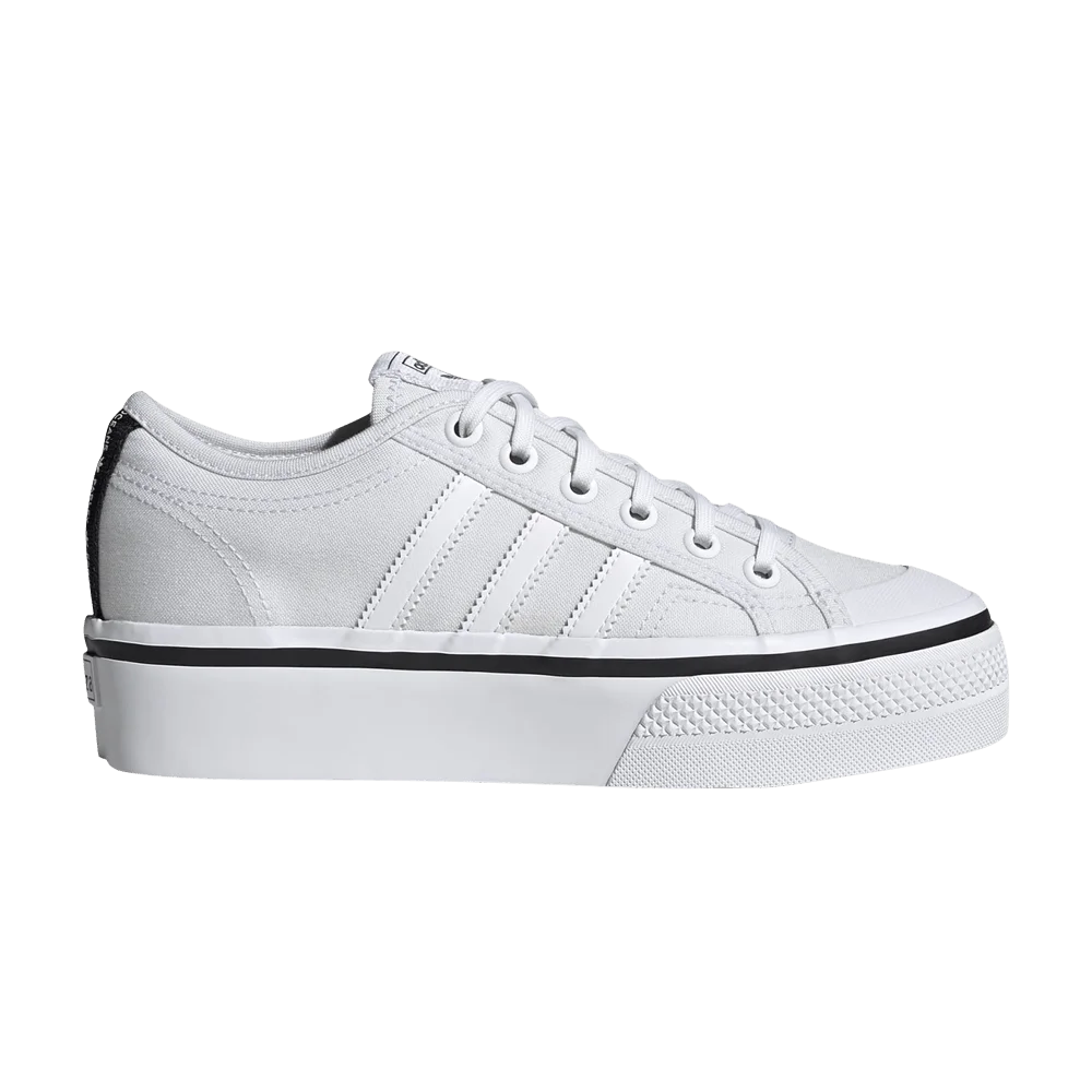 Adidas Wmns Nizza Platform 'White Black'