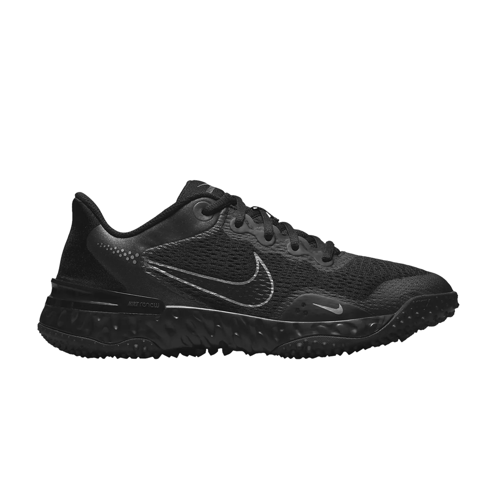 Кроссовки Nike Wmns Alpha Huarache Elite 3 Turf 'Black Metallic Dark Grey'