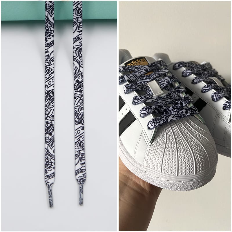 Шнурки Gorilla Guard Adidas White Paisley Laces