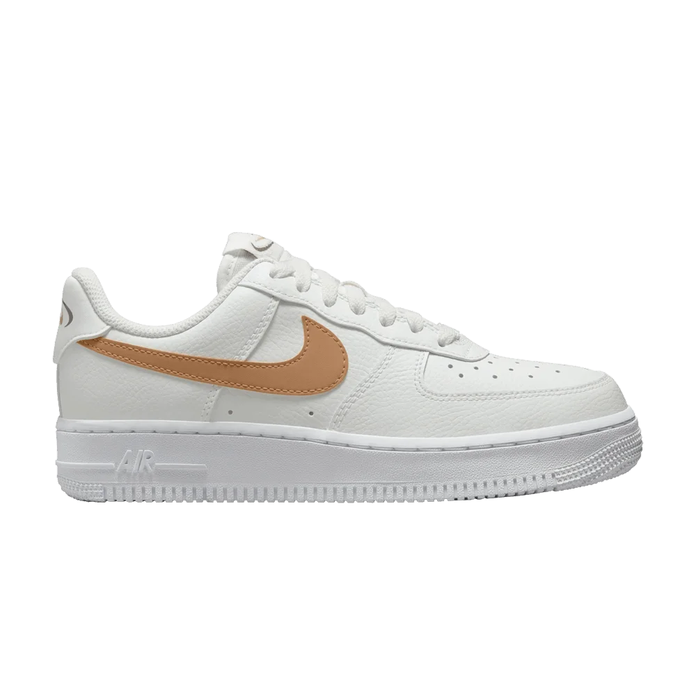 Krossovki-Nike-Wmns-Air-Force-1-Low-White-Amber-Brown