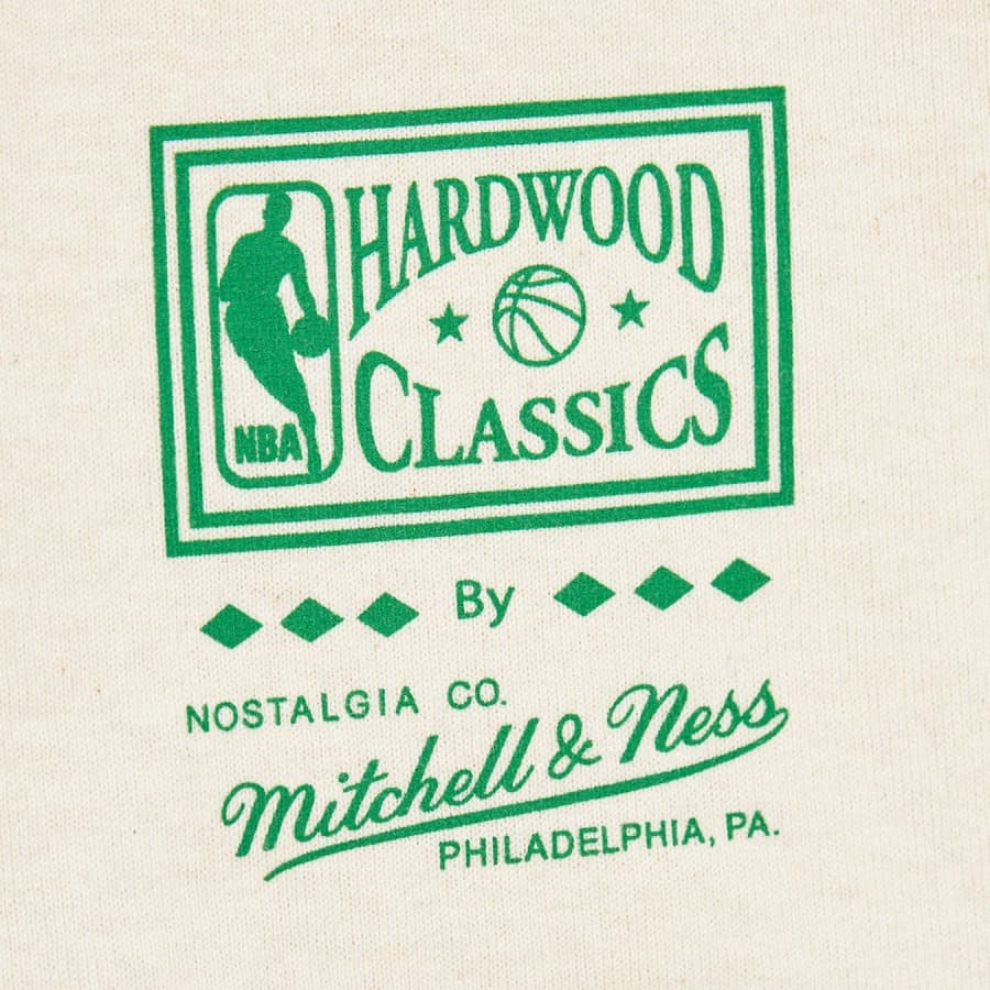 Футболка Mitchell & Ness Natural Boston Celtics Hardwood Classics Crown Jewels T-Shirt