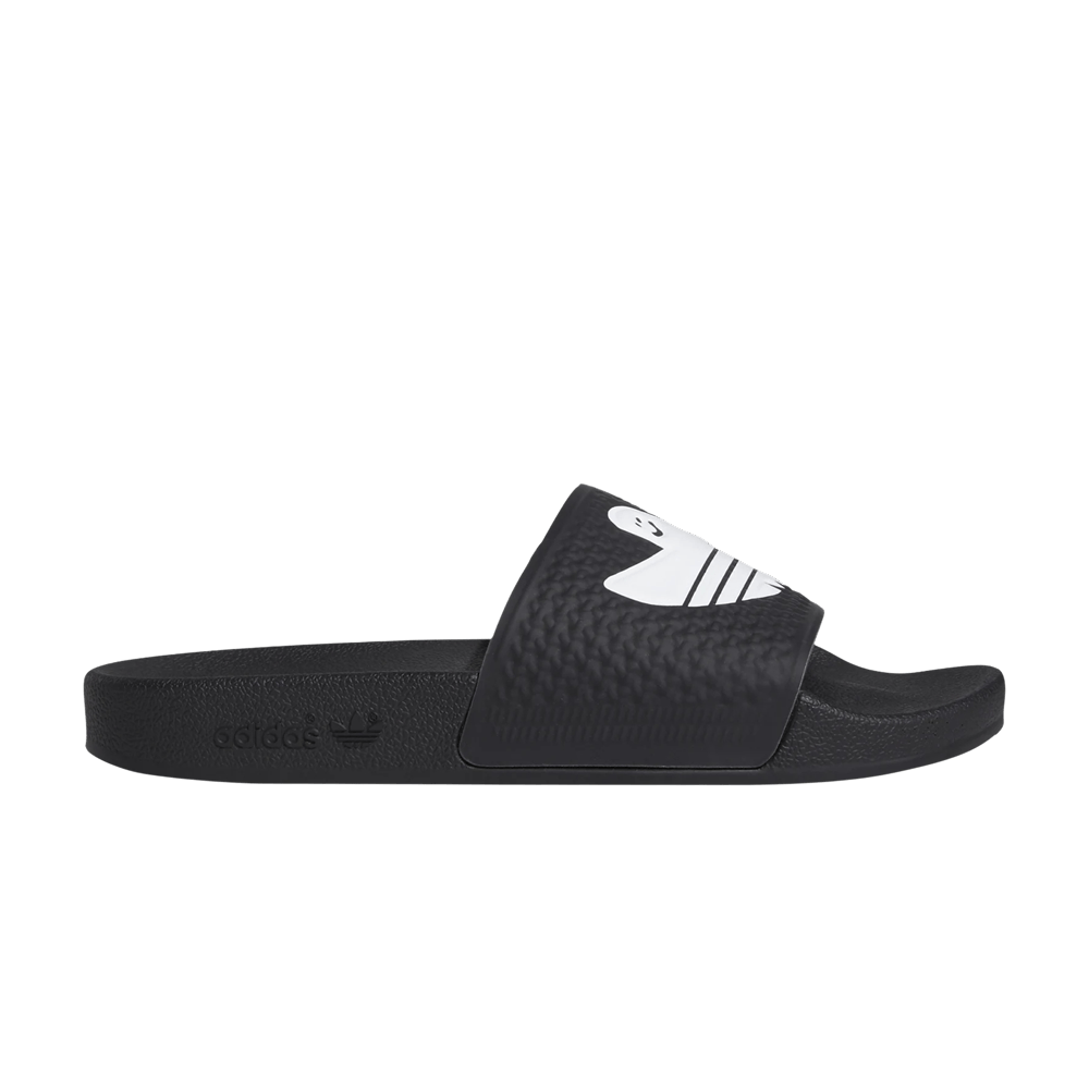 adidas Shmoofoil Slides 'Black White'