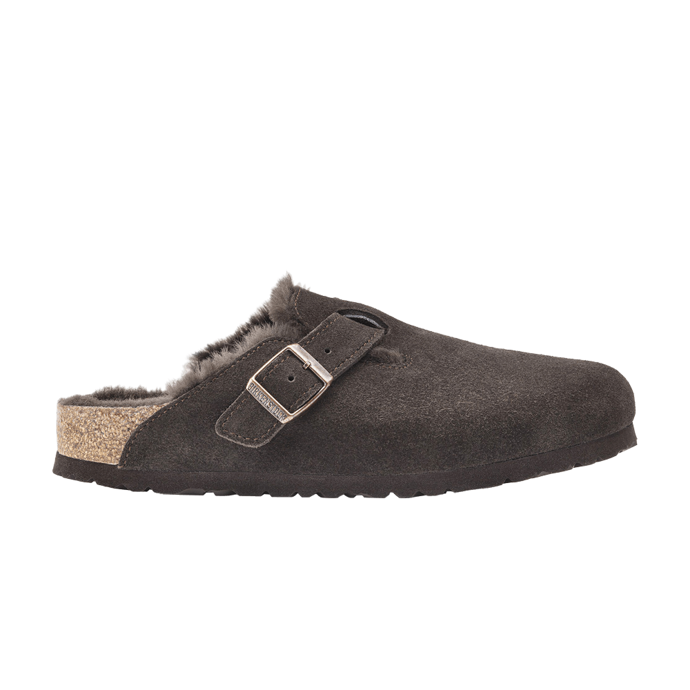 Кроссовки Birkenstock Boston Shearling Suede 'Mocha'