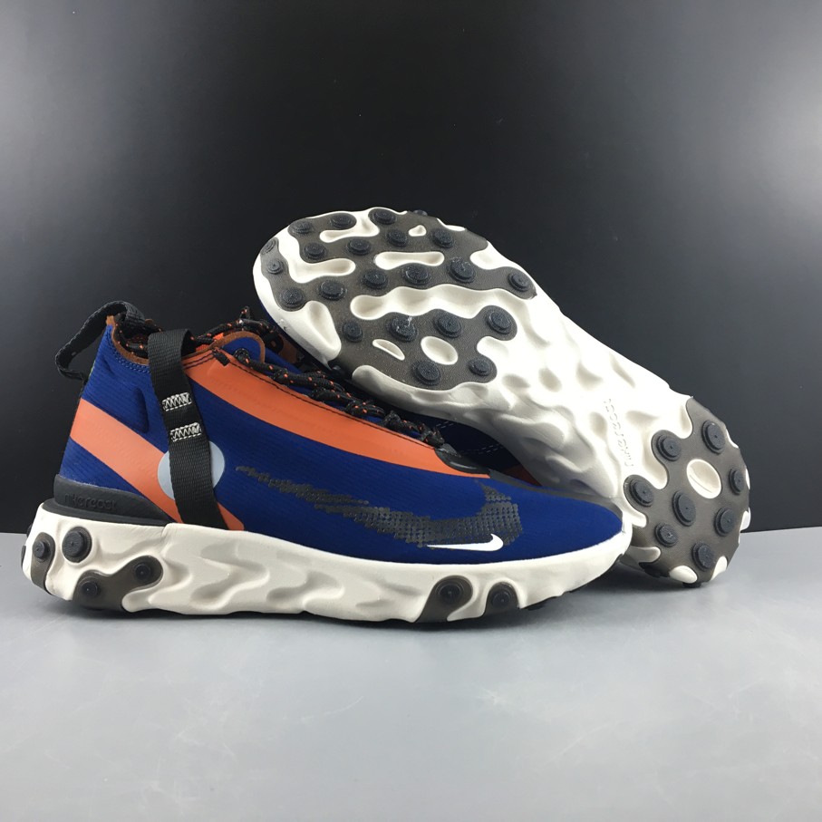 Кроссовки Nike React Runner Mid WR ISPA Blue Void Team Orange